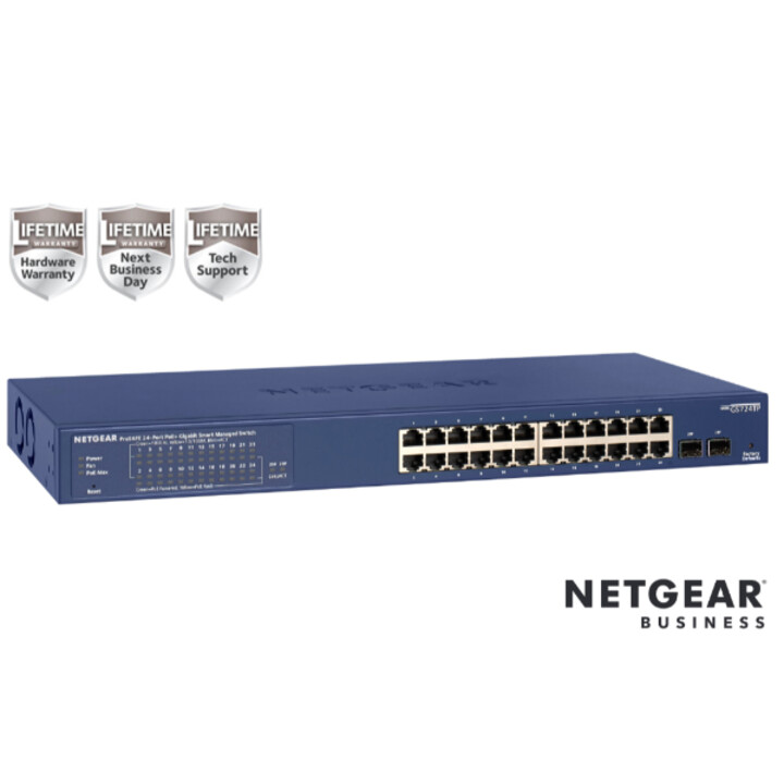 NetGear GS724TP - Switch Smart 24xGE PoE 2xSFP