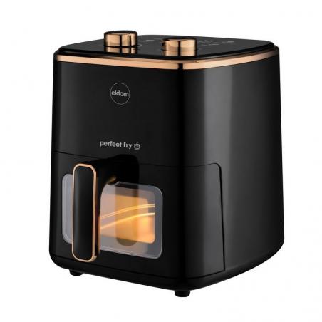 Freidora sin grasa ELDOM FRITTA, capacidad 5,0 l, regulable temp., reloj, 1500 W