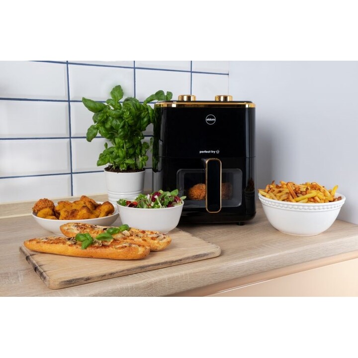 Fettfreie Fritteuse ELDOM FRITTA, Fassungsvermögen 5,0 l, regulierbar Temp., Uhr, 1500 W