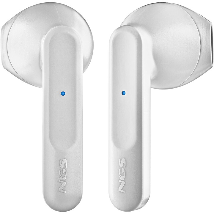 NGS Ártica Move Bluetooth Headphones with charging case/ 7h Autonomy/ White