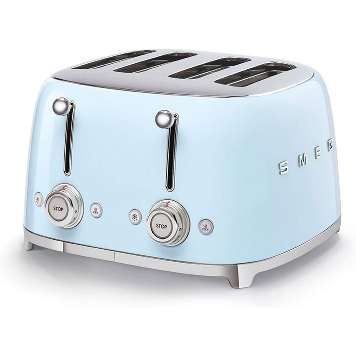 Smeg Tostadora 4X4 50´Style Azul Pastel