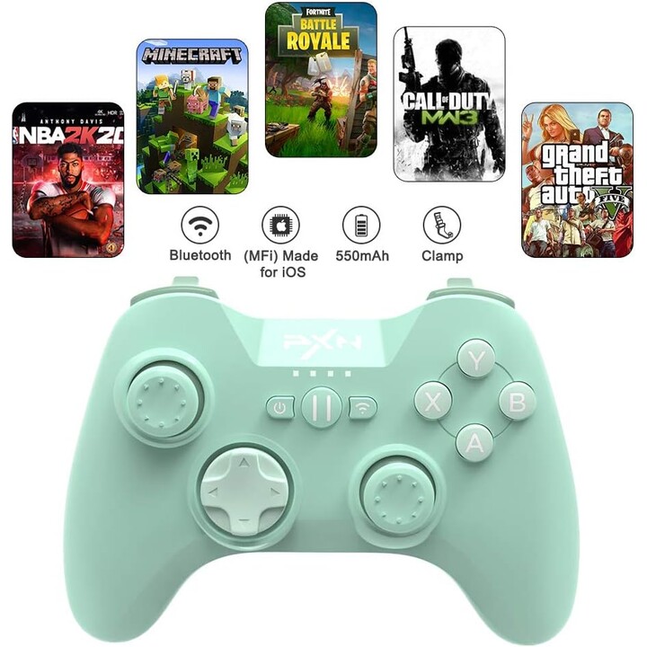 Controller PXN-6603 Bluetooth Green – Controller for iOS