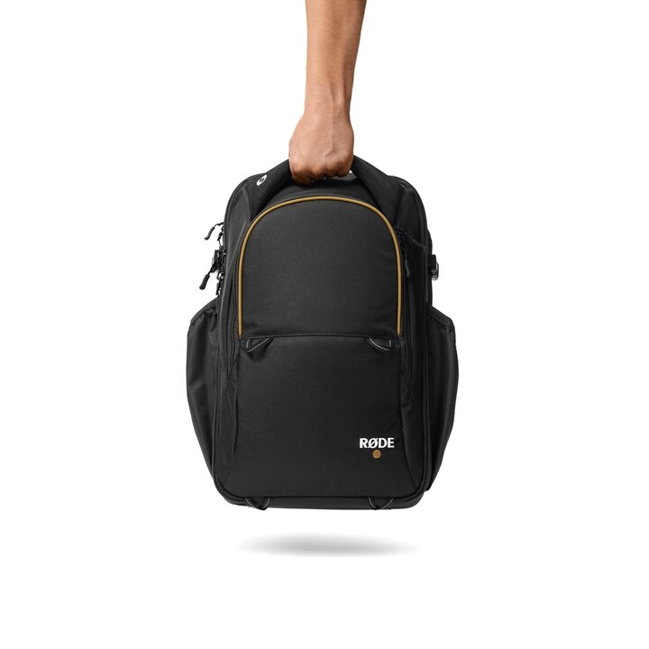 RØDE Backpack backpack Hiking backpack Black Alcantara fabric, Polyester