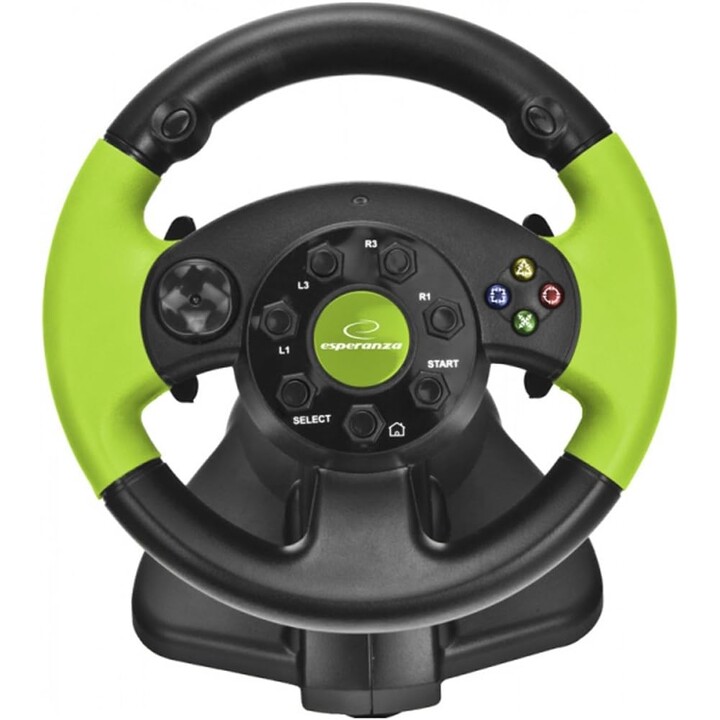 Esperanza EG104 racing wheel black-green