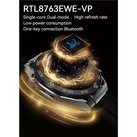 DT NO.1 HD Ultimate Silver - Smartwatch