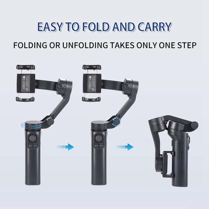 Gimbal F5 Plus 3 Axis Black - Smartphone stabilizer