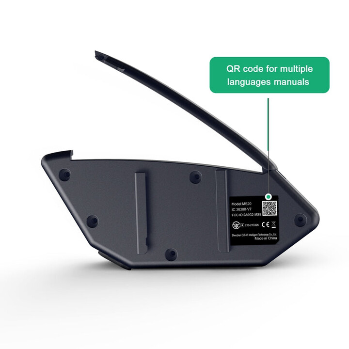 Interfono Moto EJEAS MS20 Bluetooth Nero