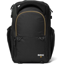 RØDE Backpack backpack Hiking backpack Black Alcantara fabric, Polyester