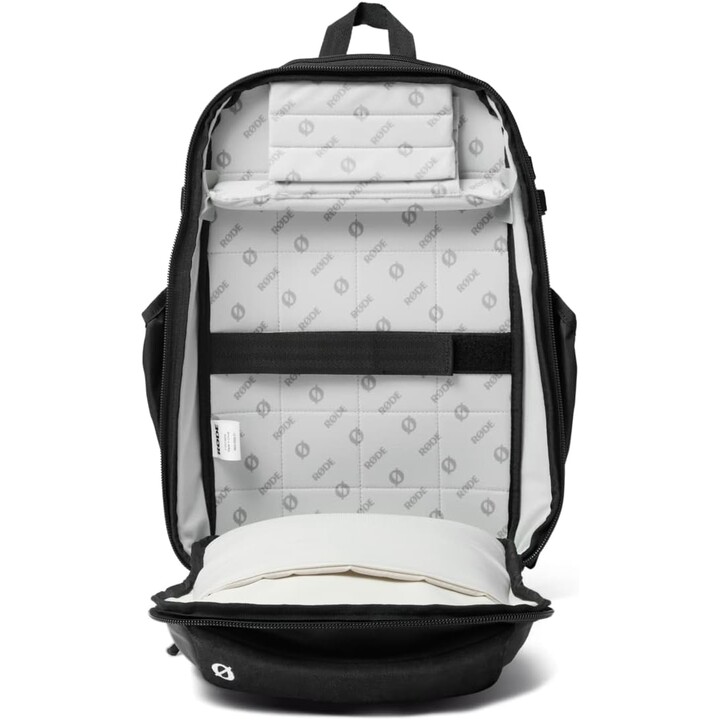 RØDE Backpack backpack Hiking backpack Black Alcantara fabric, Polyester