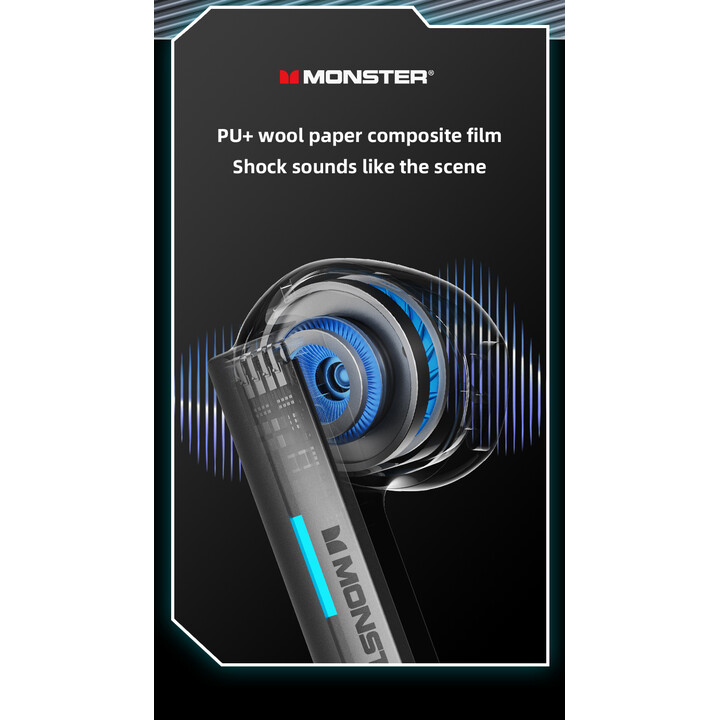 Monster XKT11 TWS Bianco - Cuffie Bluetooth
