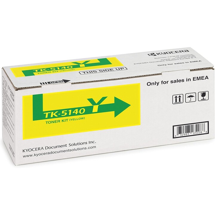 Kyocera Tóner Original Tk 5140 Y Amarillo 5.000 Páginas