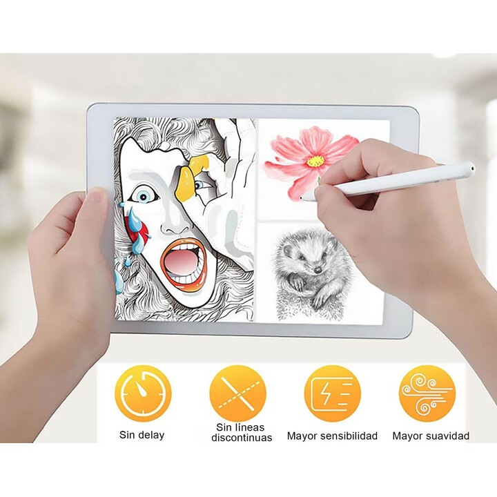 Penna elettronica Leotec LESTP04W Stylus ePen Plus per Android, IOS e Windows/Bianco