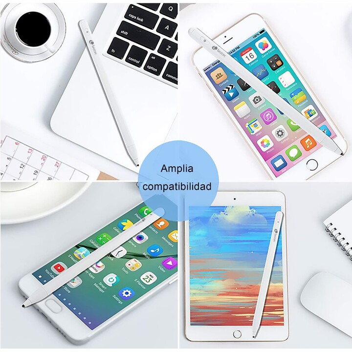Penna elettronica Leotec LESTP04W Stylus ePen Plus per Android, IOS e Windows/Bianco