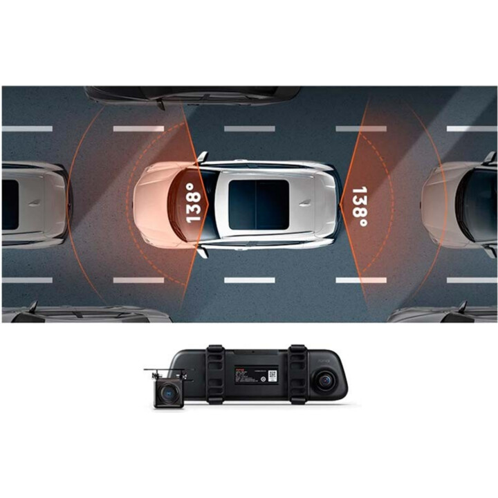 Kit de Câmaras para Carro 70mai S500 Retrovisor Dash Cam + Câmara Traseira RC13
