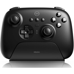 Gamepad 8BitDo Mando Nintendo Switch PC Ultimate Bluetooth 5.0 con base de carga Negro 