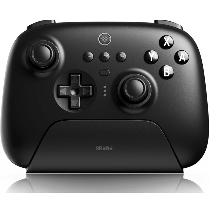 8BitDo Gamepad Nintendo Switch PC Ultimate Bluetooth 5.0 Controller con base di ricarica Nero