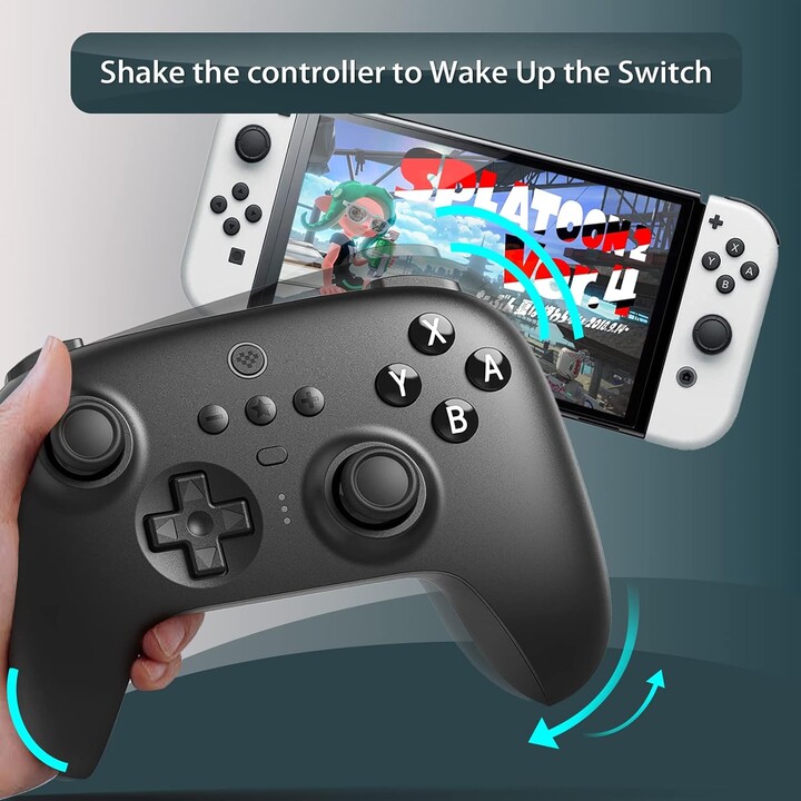 8BitDo Gamepad Nintendo Switch PC Ultimate Bluetooth 5.0 Controller con base di ricarica Nero