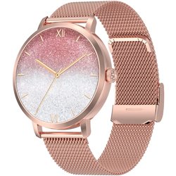 DT NO.1 DT S Dourado con Pulseira Metálica - Smartwatch
