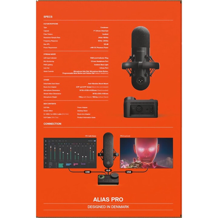 Microphone Steelseries Alias Pro (61597)