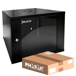 Armadio rack da parete smontato Phasak PHO 2009D/ 19/ Altezza 9U