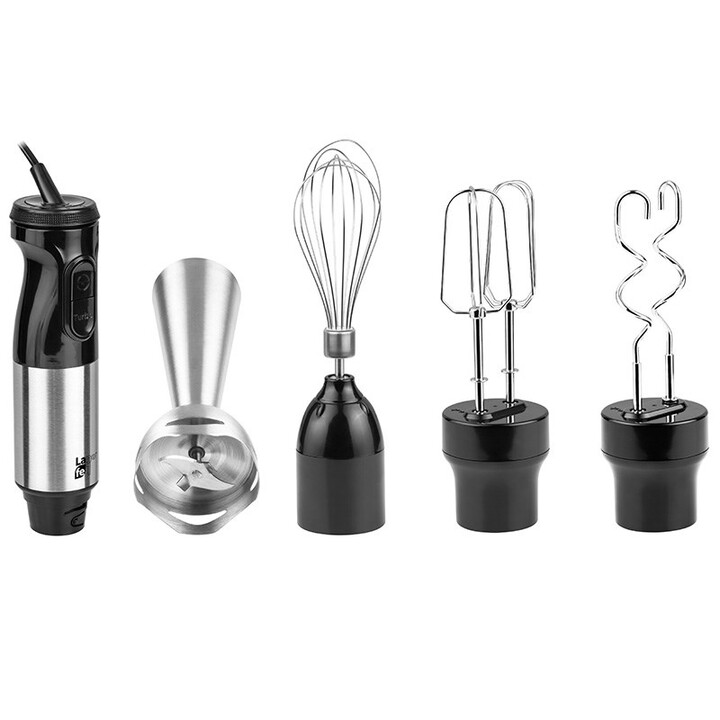 LAFE BZL001 licuadora 0,7 L Batidora de inmersión Negro, Plata, Transparente 1000 W