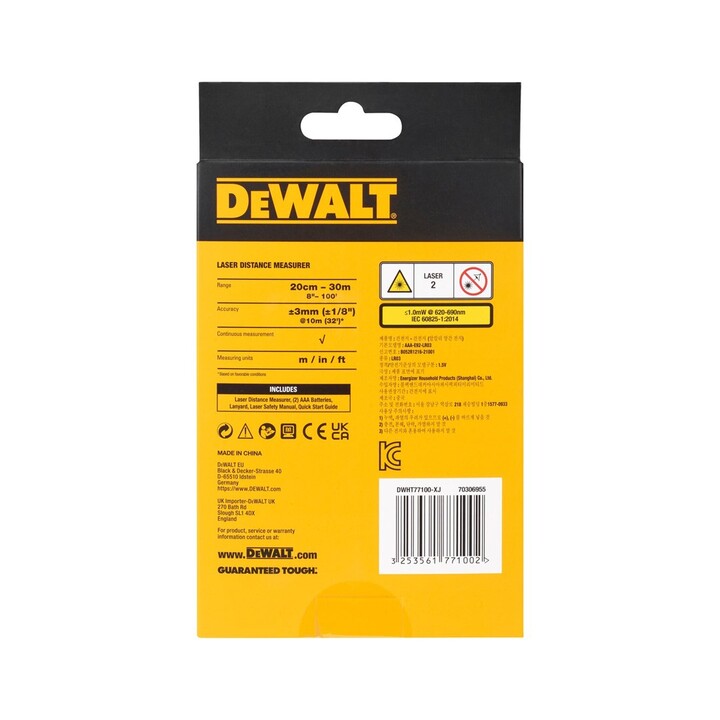 DeWALT DWHT77100-XJ rangefinder