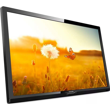 Philips 24HFL3014P/12 TV 24" HD Schwarz, Transparent