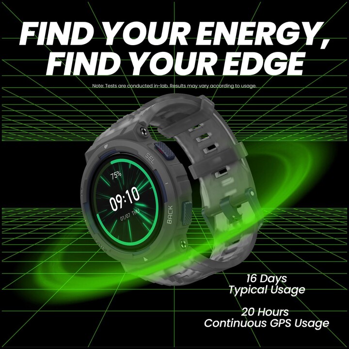 Amazfit Active Edge GPS Vert Menthe