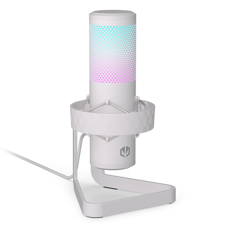 Microfono bianco per streaming ENDORfy AXIS per PC