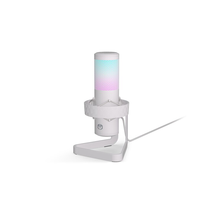 Microfono bianco per streaming ENDORfy AXIS per PC