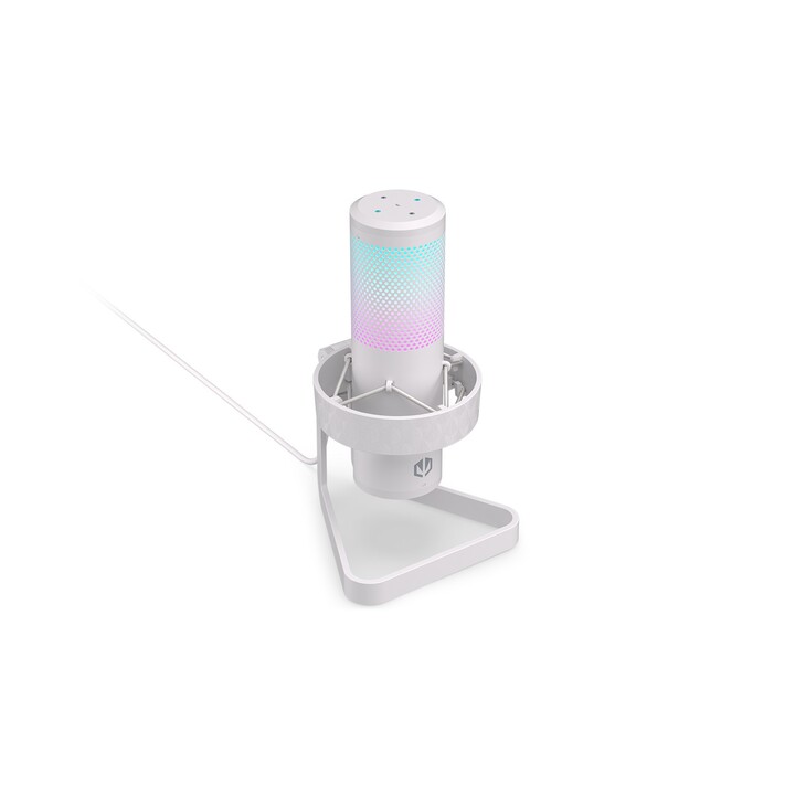 Microfono bianco per streaming ENDORfy AXIS per PC