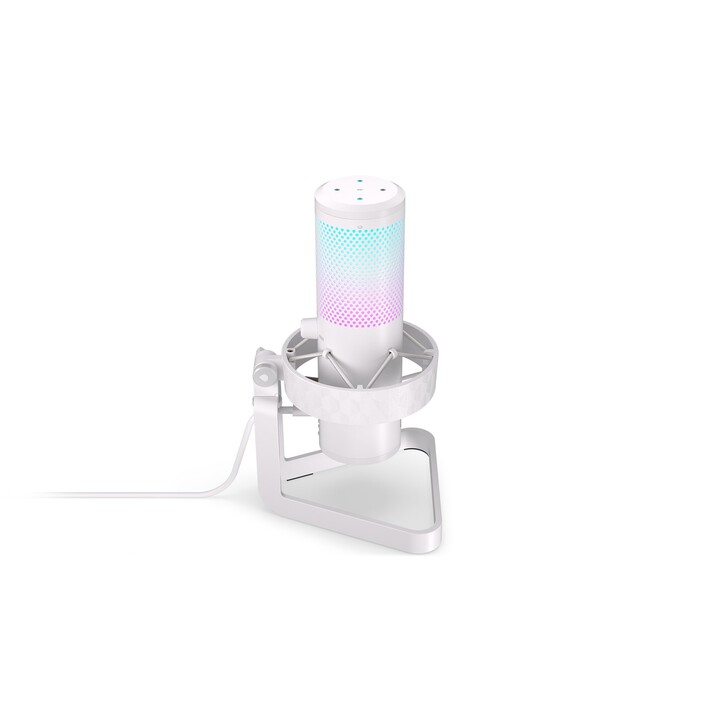 Microfono bianco per streaming ENDORfy AXIS per PC