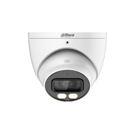 (dh-hac-hdw1809tp-a-led-0280b) Caméra dôme hybride Dahua Lite couleur 4k Wdr avec optique fixe audio 2,8 mm