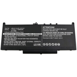 Bateria portatil coreparts 7.6v 7200mah 55wh para dell