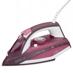 Clatronic DB 3705 Plancha a vapor Suela de cerámica 2600 W Rosa