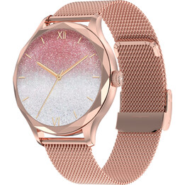 DT NO.1 DT Diamond con Cinturino Metallico Oro