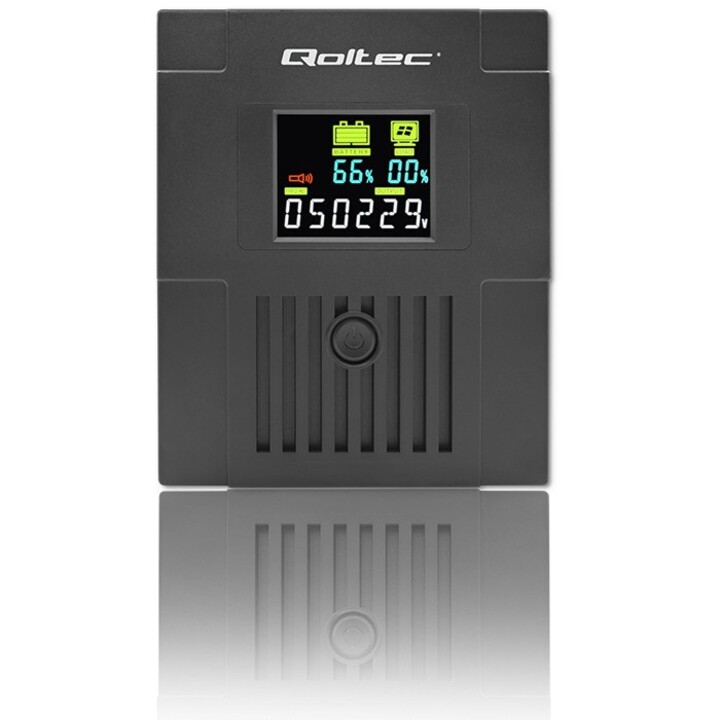 Qoltec 53771 Gruppo di continuità (UPS) Line Interactive 2 kVA 1200 W 2 prese CA