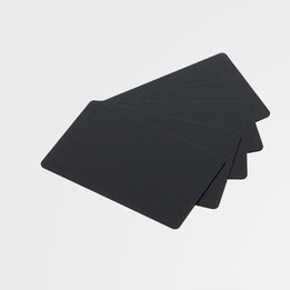 matte black pvc card