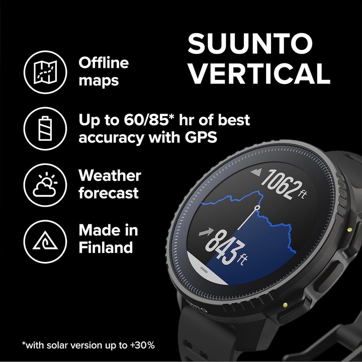 Suunto Vertical All Black GPS Negro