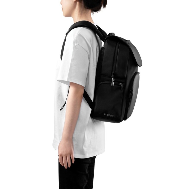 XD DESIGN SOFT DAYPACK BLACK BACKPACK P/N:P705.981