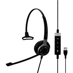 ÉPICO | SENNHEISER IMPACT SC 630 Auriculares originales con cable, negro