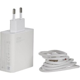 Xiaomi Charging Combo 120W USB-A Fast Charger + USB-C Data Cable White MDY-13-EE
