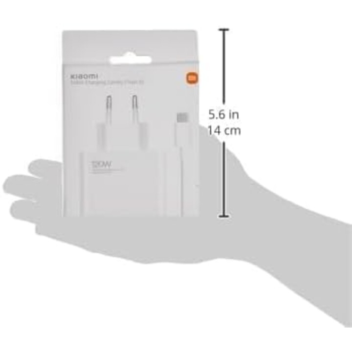 Xiaomi Charging Combo Caricatore rapido USB-A da 120 W + cavo dati USB-C Bianco MDY-13-EE