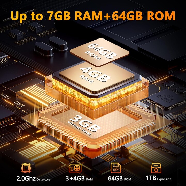 Fossibot F101P 4GB 64GB Dual Sim Rosso