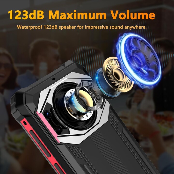 Fossibot F101P 4GB 64GB Dual Sim Rosso