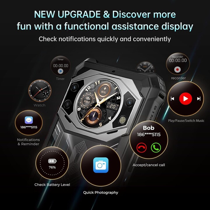Fossibot F101 Pro 8GB 128GB Dual Sim Negro