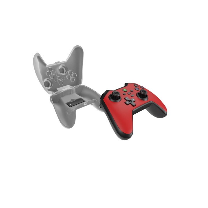 NATEC GAMEPAD GENESIS GAMEPAD MANGAN 400 (PC/SWITCH/MÓVEL; SEM FIO, VERMELHO) NJG-2102