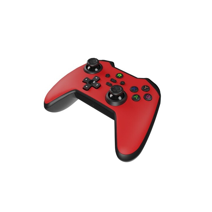 NATEC GAMEPAD GENESIS GAMEPAD MANGAN 400 (PC/INTERRUPTOR/MÓVIL INALÁMBRICO, ROJO) NJG-2102