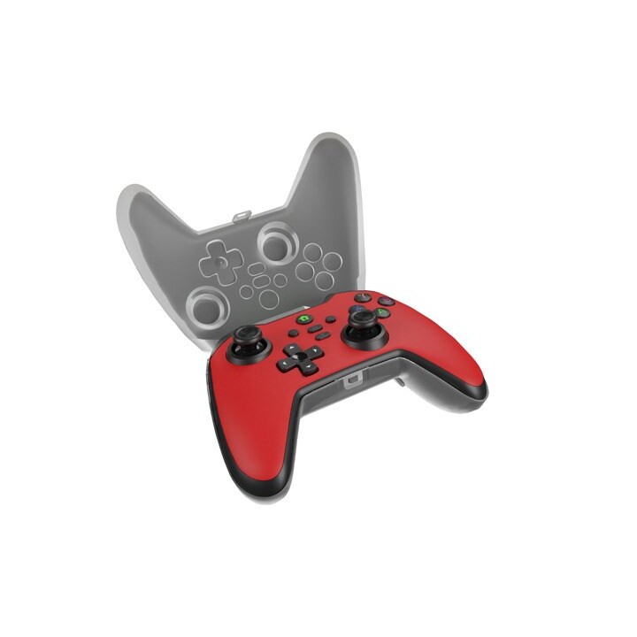 NATEC GAMEPAD GENESIS GAMEPAD MANGAN 400 (PC/INTERRUPTOR/MÓVIL INALÁMBRICO, ROJO) NJG-2102