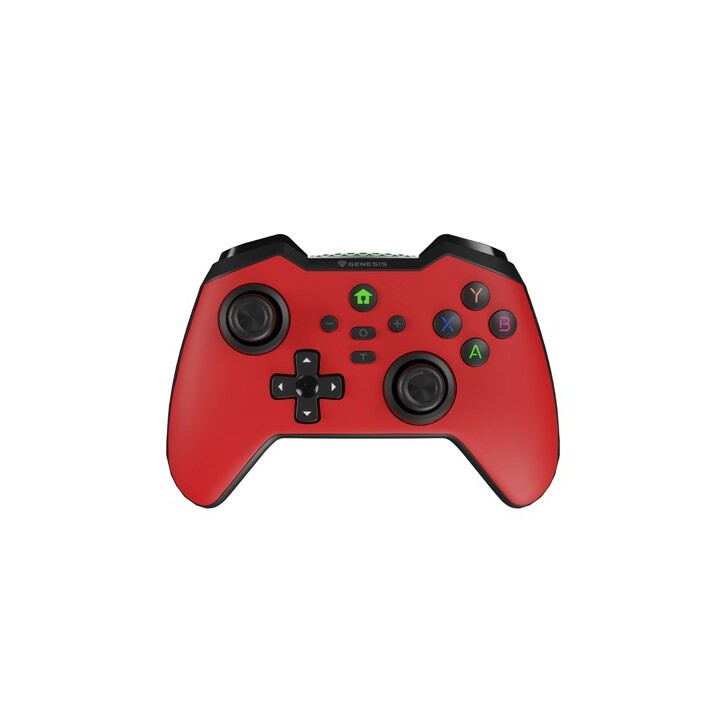 NATEC GAMEPAD GENESIS GAMEPAD MANGAN 400 (PC/INTERRUPTOR/MÓVIL INALÁMBRICO, ROJO) NJG-2102